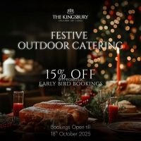 Enjoy 15% off with early bird bookings at The Kingsbury Hotel